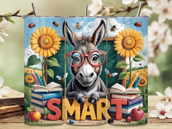 Celebrate Educators with the Smart Donkey Teacher Tumbler Wrap