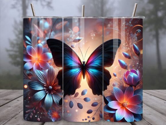 Elegant Roses with Butterflies Wrap: A Designer's Asset