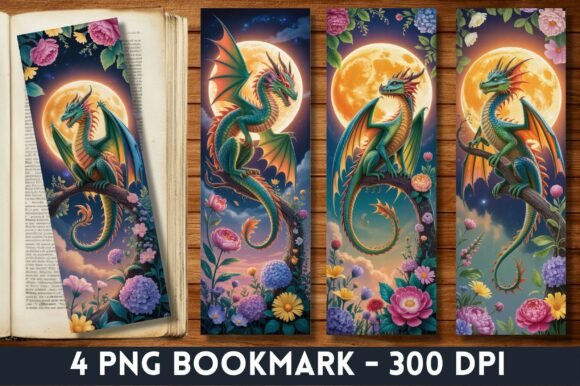 Enchanted Dragon Flower Magical Bookmark: A Designer's Guide