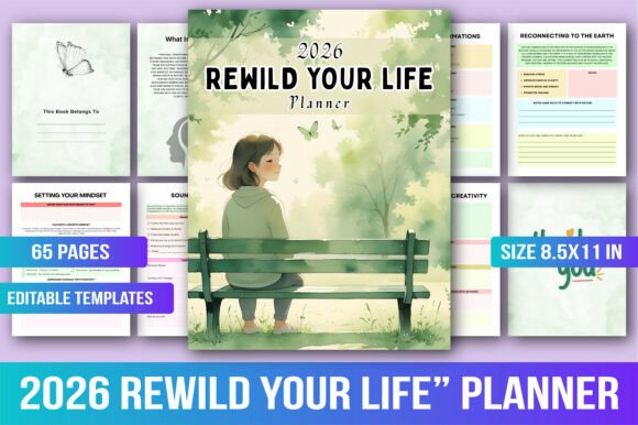 Rewild Your 2026: A Planner for Nature-Inspired Living