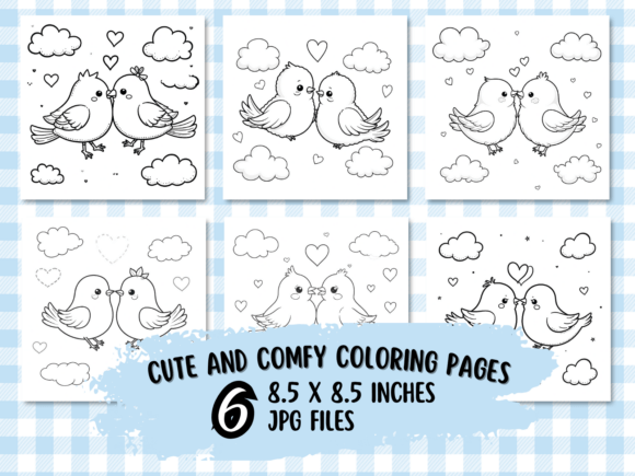 Snuggly Lovebird Couple Coloring Book: A Creative Sanctuary